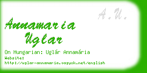 annamaria uglar business card